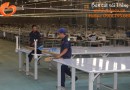 Công trình thi công bàn cắt vải tại xưởng may Bình Dương